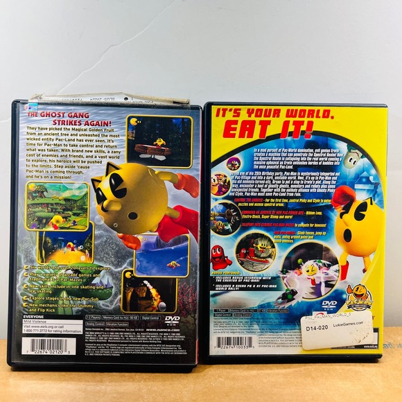 Pac-Man World 2 & 3 PS2 (Sony PlayStation 2, 2002) retro/vintage video gamec - Picture 16 of 16
